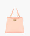 Buy Peach Front Lock Top Handle Mini Bag - Pink in Pakistan
