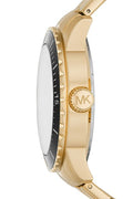 Buy Michael Kors Mens Multifunctional Gold Stainless Steel Black Dial 44mm Watch - Mk7154 in Pakistan