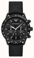 Buy Emporio Armani Mens Chronograph Quartz Leather Strap Black Dial 43mm Watch - Ar11243 in Pakistan