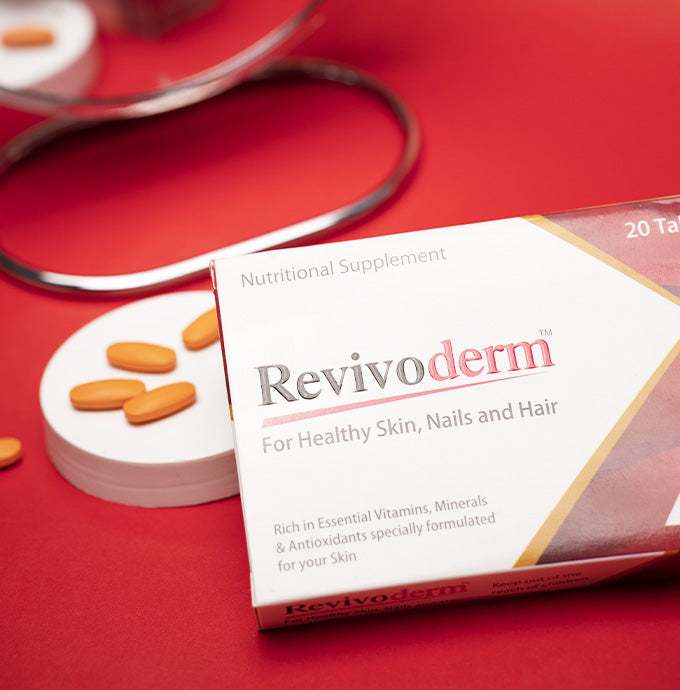 Buy JenPharm Revivoderm Tablet for Healthy Skin Nails & Hair - 20 in Pakistan