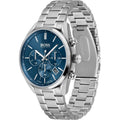 Buy Hugo Boss Mens Chronograph Champion Silver Stainless Steel Blue Dial 44mm Watch - 1513818 in Pakistan