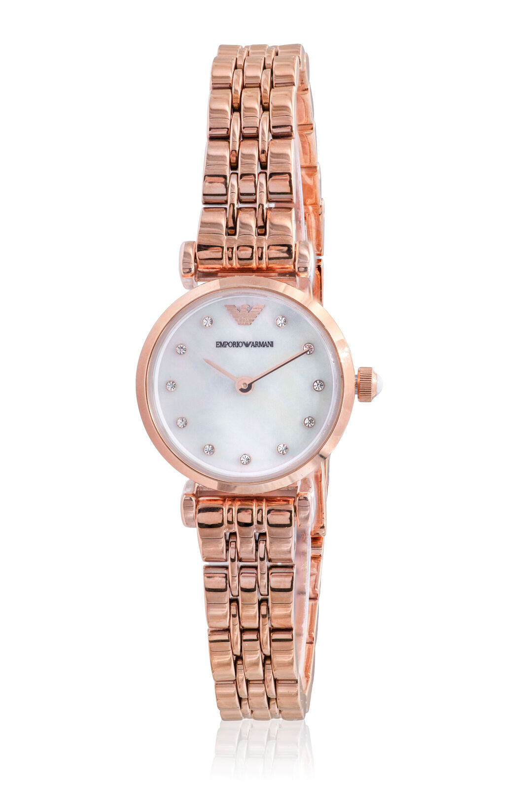 Buy Emporio Armani Womens Analog Stainless Steel Mother Of Pearl Dial 22mm Watch - Ar11203 in Pakistan