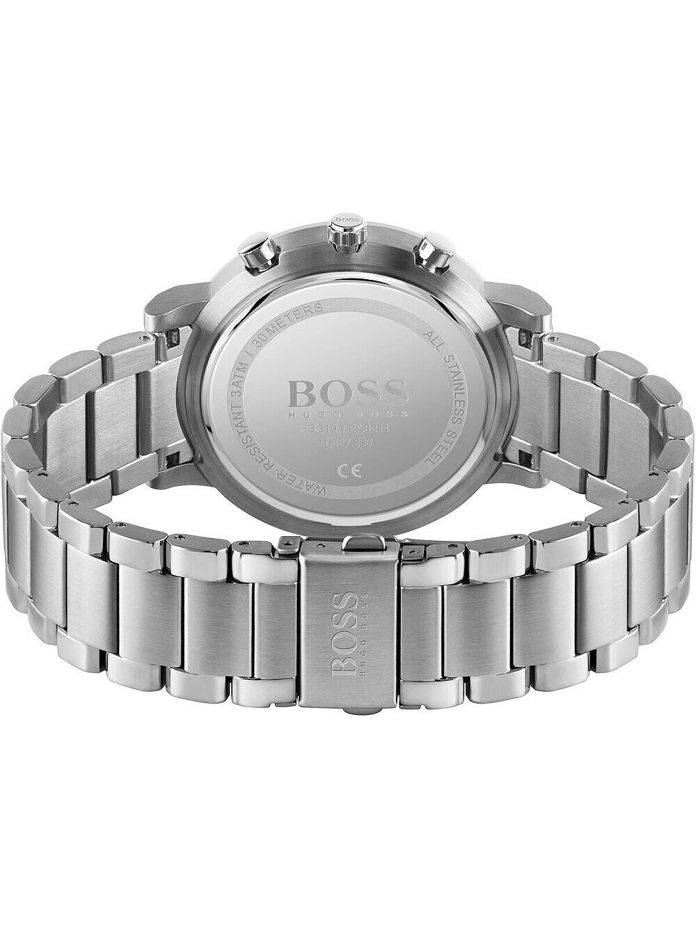 Buy Hugo Boss Mens Chronograph Quartz Integirity Stainless Steel Blue Dial 43mm Watch - 1513779 in Pakistan