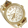 Buy Michael Kors Womens Quartz Parker Gold Stainless Steel White Dial 38mm Watch - Mk5780 in Pakistan