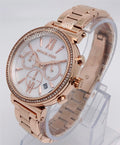 Buy Michael Kors Womens Quartz Sofie Rose Gold Stainless Steel Mother Of Pearl Dial 39mm Watch - Mk6576 in Pakistan