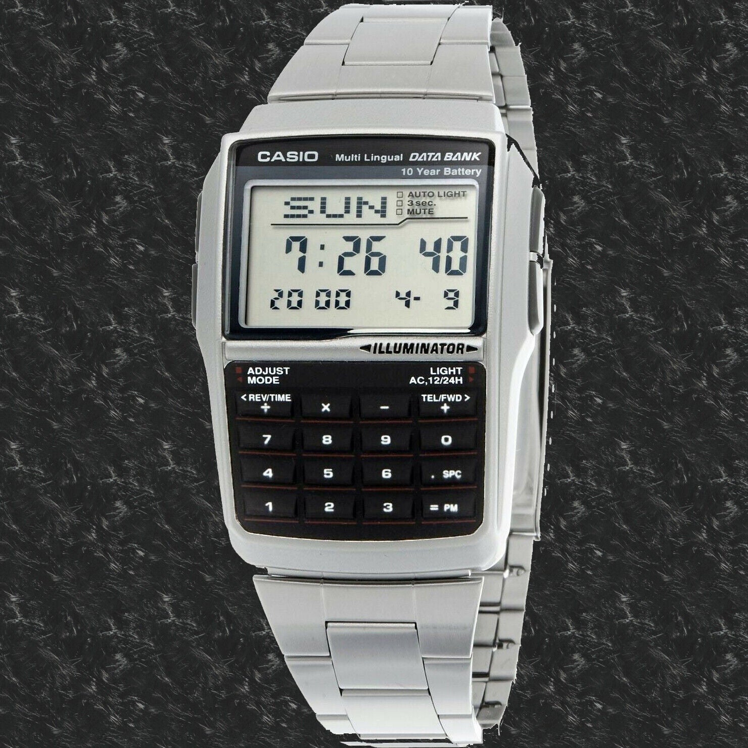 Buy Casio Digital Watch + Calculator in Silver Chain for Men - DBC-32D-1A in Pakistan