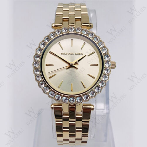 Buy Michael Kors Womens Quartz Darci Gold Stainless Steel Gold Dial 35mm Watch - Mk4513 in Pakistan