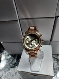 Buy Michael Kors Womens Quartz Lexington Rose Gold Stainless Steel Grey Dial 38mm Watch - Mk7217 in Pakistan