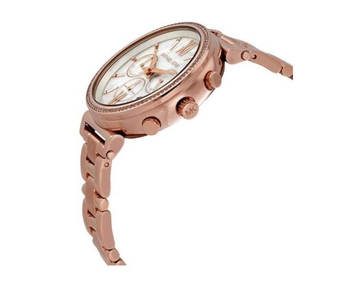 Buy Michael Kors Womens Quartz Sofie Rose Gold Stainless Steel Mother Of Pearl Dial 39mm Watch - Mk6576 in Pakistan