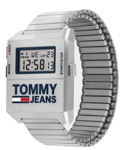 Buy Tommy Hilfiger Mens Digital Stainless Steel White Dial 32mm Watch - 1791669 in Pakistan