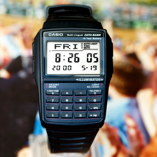 Buy Casio Black Resin Band Data Bank Wrist Watch - DBC-32-1A in Pakistan