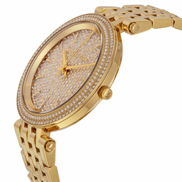 Buy Michael Kors Womens Quartz Darci Stainless Steel Gold Dial 39mm Watch - Mk3438 in Pakistan
