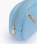 Buy Sky Blue Quilted Rectangle Cross Body Bag - Dark Slate Blue in Pakistan