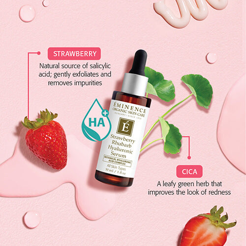 Buy Eminence Organics Strawberry Rhubarb Hyaluronic Serum - 30ml in Pakistan