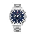 Buy Tommy Hilfiger Mens Quartz Silver Stainless Steel Blue Dial 44mm Watch - 1791725 in Pakistan