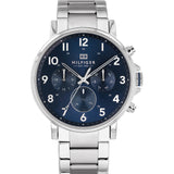 Buy Tommy Hilfiger Mens Quartz Silver Stainless Steel Blue Dial 44mm Watch - 1791979 in Pakistan