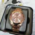 Buy Quartz Stainless Steel Rose Gold Dial 40Mm Watch For Women in Pakistan