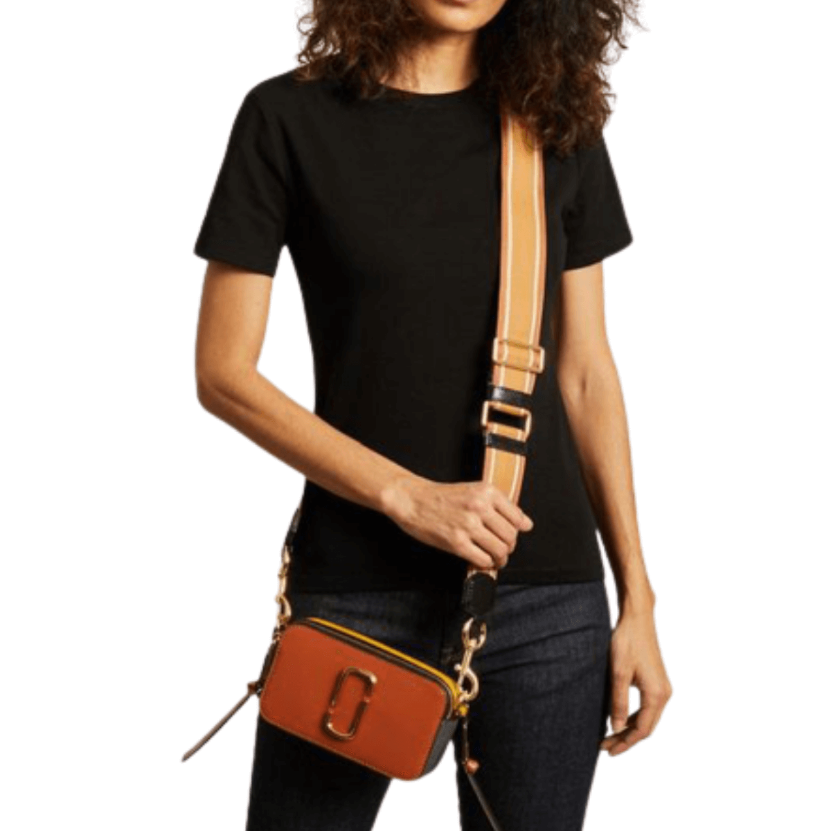 Buy Marc Jacobs The Snap Shot Bag Small  - Brown Multi in Pakistan