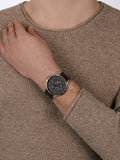 Buy Tommy Hilfiger Analogue Quartz Brown Leather Strap Grey Dial 46mm Watch for Men - 1791615 in Pakistan